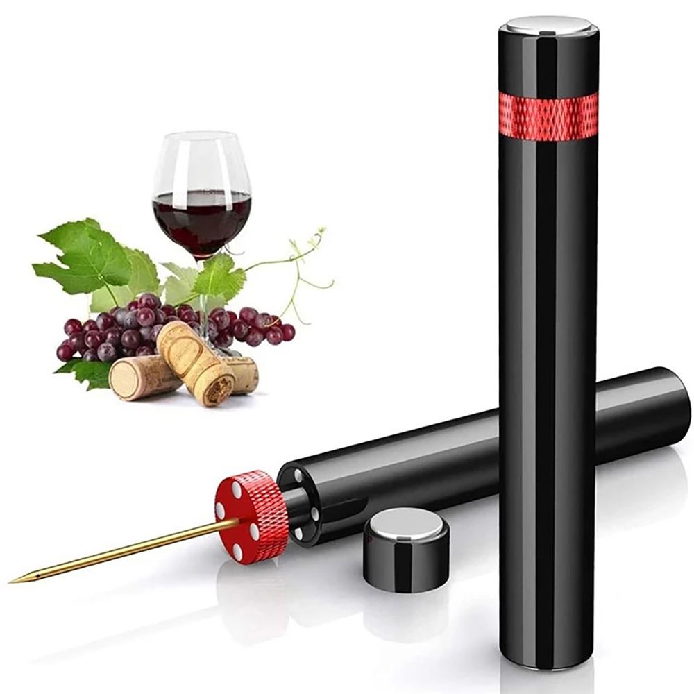 Wine Preservation Pump - Tragbare Luftpumpe Wein Flaschenöffner Sicher Edelstahl