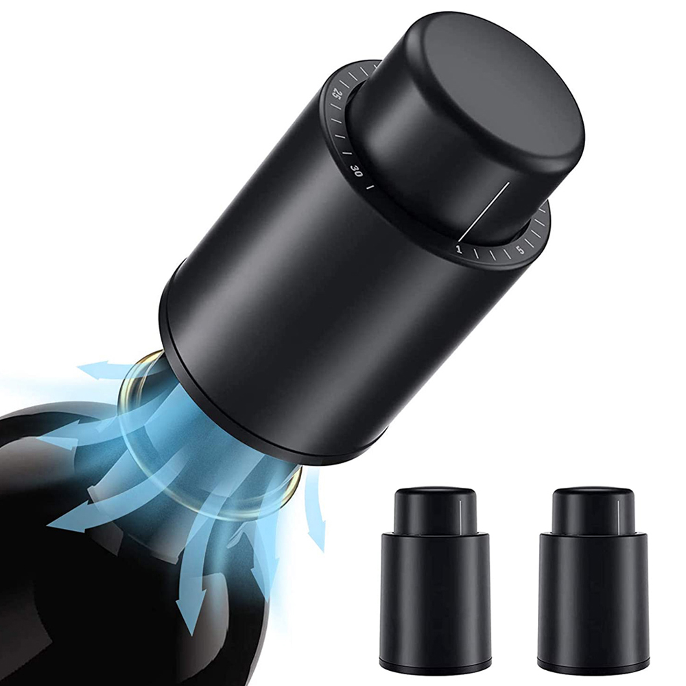 Wine Preservation Pump - Vakuum Wein Flasche Stopper Versiegelt Lagerung