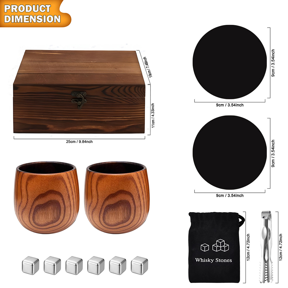 Altmodische Gläser mit Holzsoc – Old Fashioned Glass Bewertung und Preis