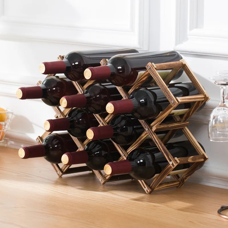 Stapelbare Weinregale für 3, 5 – Home Bar Shelves Bewertung und Preis