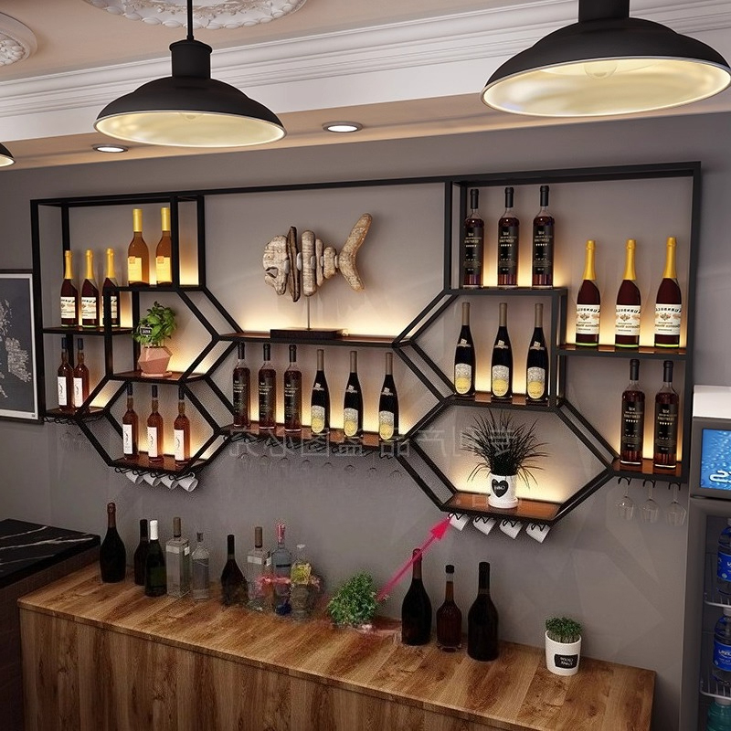 Metallregale Weinschrank Wohnz – Home Bar Shelves Bewertung und Preis