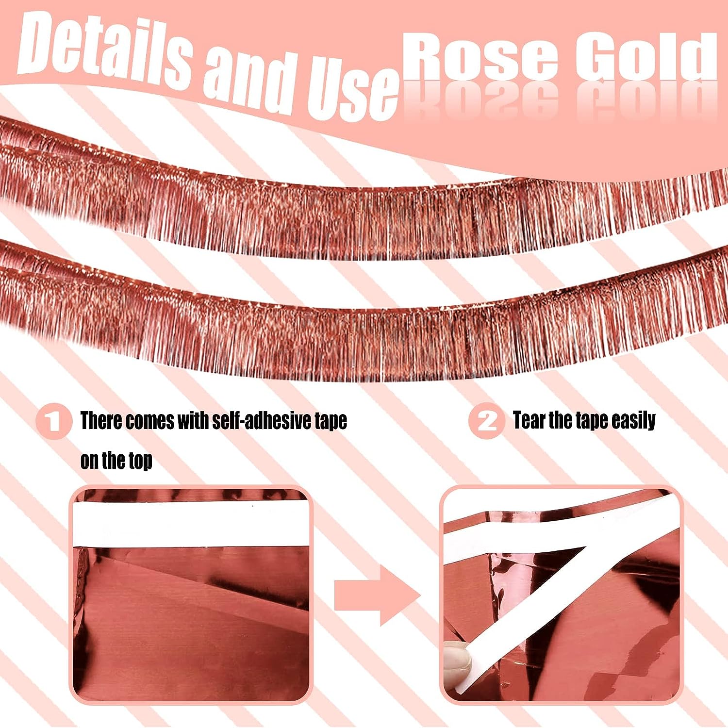30x300cm Folie Fransen Girland – Home Bargains Bewertung und Preis